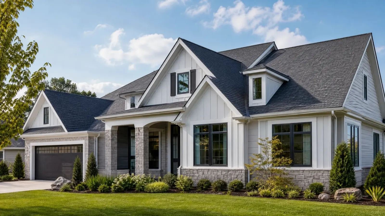 Roofing Contractor in Weddington NC — architectural shingle roof after replacement